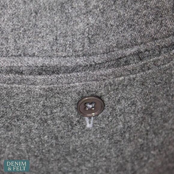 Ralph Lauren Purple Label Cashmere Wool Wide Leg Trouser Pants Gray Size 8 - Picture 7 of 10